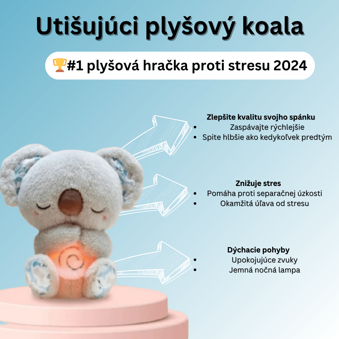 Utišujúci plyšový koala - Slovakia CocoLuna